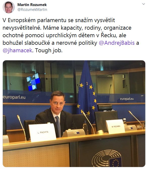 Rozumek v Evropském parlamentu